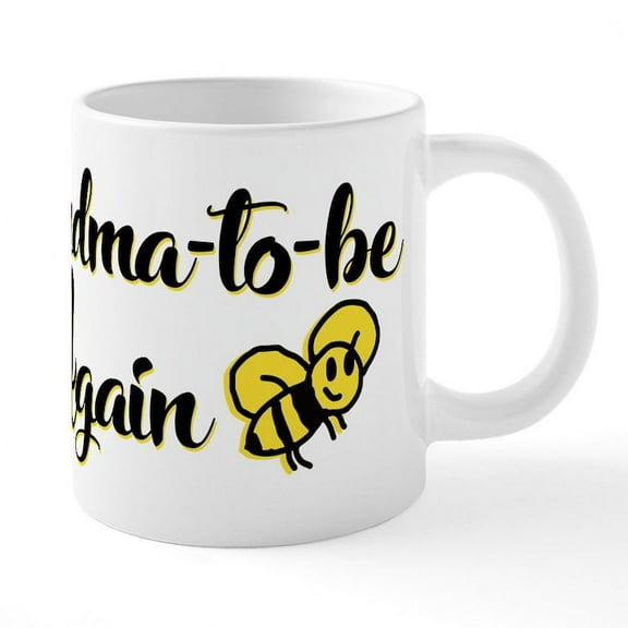 CafePress - Grandma To Bee - 20 Oz White Ceramic Mega Mug