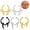 E, variant on Gothic Horn Nose Clip Non Piercing Fake Nose Ring Non Perforation Body Jewelry