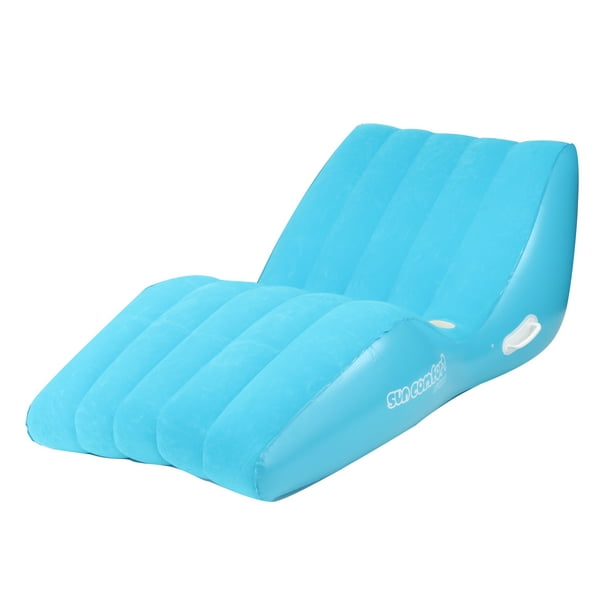 Airhead Sun Comfort Suede Zero Gravity Swimming Pool Lounge Float