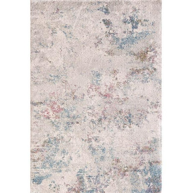 Dynamic Rugs BA7103436909 6 ft. 7 in. x 9 ft. 6 in. Bali 3436 Rectangle Contemporary Area Rug - 909 Cream & Grey