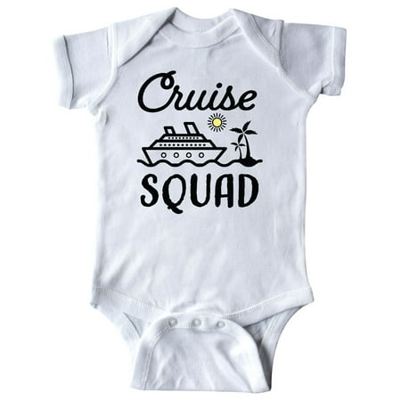 

Inktastic Cruise Squad with Vector Cruise Ship and Palm Trees Gift Baby Boy or Baby Girl Bodysuit
