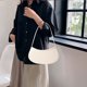 thumbnail image 1 of Bolsos De Hombro Pequeños Bolsos De Mujer Hobo Moda Media Luna Monederos Cartera De Cuero Embrague (Beige), 1 of 6