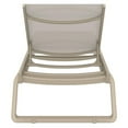 thumbnail image 5 of Compamia Tropic Sling Chaise Lounge Taupe Frame Taupe Sling, 5 of 8