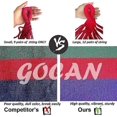 thumbnail image 2 of Brazilian Double Hammock 2 Person Extra Large 200x150cm Total Length 280cm Load 300kg Canvas Cotton Hammock (rainbow) Xxl, 2 of 5