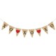 thumbnail image 1 of Bustaben Triangle Garland Pennant Garland Banderín Collar Garland Para Valentín Boda Y Compromiso Yuyangstore Bandera de arpillera, 1 of 7