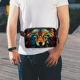 thumbnail image 7 of Wolf Lightweight Adjustable Waist Pack with Extension Strap for Unisex, Fanny Packs, Fanny Bag, 7 of 7