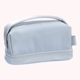 thumbnail image 5 of Bolsa de belleza de doble capa, de maquillaje de gran capacidad, moda para vacaciones de fin de semana Tmvgtek Para Estrenar, 5 of 5