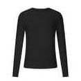 thumbnail image 1 of Frostluinai Womens Sweaters Long Sleeve Knit Pullover Crew Neck Lounge Sweaters Basic Solid Color Sweaters Spring Comzy Sweaters Soft Sweaters, 1 of 6