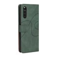 thumbnail image 2 of Case for Sony Xperia 10 III Leather Wallet Book Flip Folio Stand View Cover - Green, 2 of 5