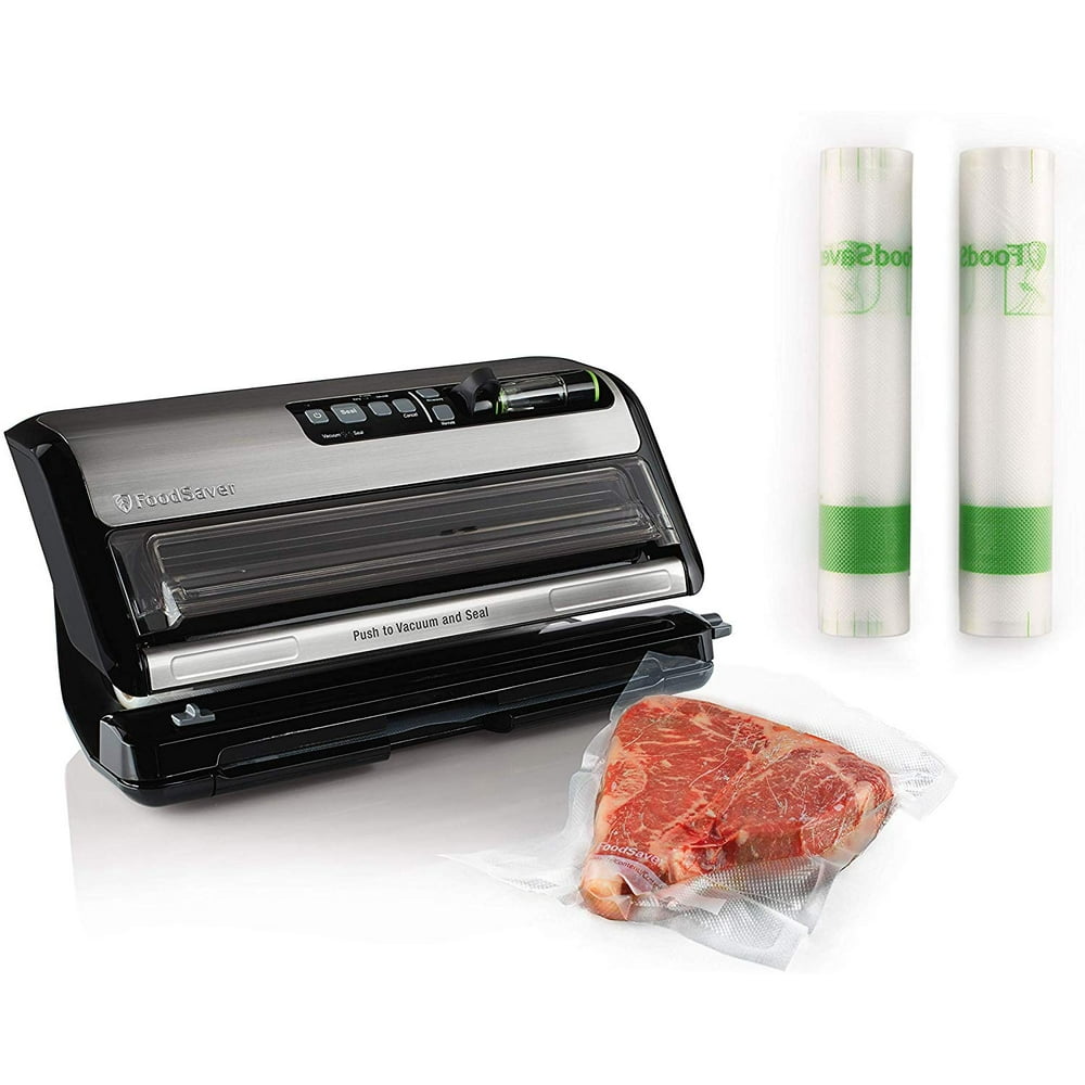 FoodSaver FM2435 Vacuum Sealer Machine with Bonus Handheld Sealer and