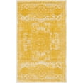 thumbnail image 2 of Unique Loom Bromley Collection Area Rug - Wells (3' 3" x 5' 3" Rectangle Yellow/Ivory), 2 of 6