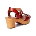 thumbnail image 3 of Time and Tru Women’s Wooden Heel Sandals, 3 of 6
