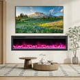 thumbnail image 4 of Costway 68" Smart WiFi Electric Fireplace, Work with Alexa & Google Assistant, 12H Timer, 4 of 10