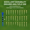 thumbnail image 3 of 80 Plastic Golf Tees + 20 Iron Tees (3 1/4", 2 3/4", 1 1/2") – Unbreakable, Durable Long & Short Tees for Drivers & Irons – Reduce Friction, Non-Bend for Better Shots, 3 of 7