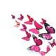 thumbnail image 2 of Toystoory 12 piezas 3D mariposa pegatinas de pared arte calcomanía PVC decoración del hogar tienda boda DIY Decoración del hogar violeta, 2 of 6