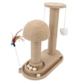 thumbnail image 1 of Poste Rascador Para Gatos, Poste Rascador De Torre Para Gatos, Estructura Estable, Muebles Resistentes Para Proteger Con Pelota De Juguete Para Interiores, 1 of 7