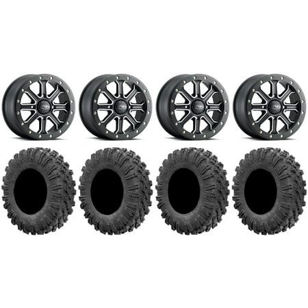 ITP Inertia Bdlk 14 Wheels Bk +40mm 32 MotoRavage Tires Kawasaki Teryx Mule ITP Inertia Bdlk 14 Wheels Bk +40mm 32 MotoRavage Tires Kawasaki Teryx Mule