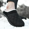 thumbnail image 7 of Earlde Men's Women's Winter Warm Slippers with Fuzzy Plush Lining Slip on House Shoes with Indoor Outdoor Anti-Skid Rubber Sole, 7 of 7