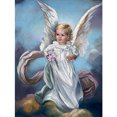 thumbnail image 2 of 5D DIY diamante pintura Ángel chica completo taladro Rhinestone mosaico arte imagen Likrtyny decoración de arte, 2 of 9