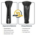 thumbnail image 4 of BELLEZE Outdoor Patio Heater Cover Made with Single-Side Waterproof - Black, 4 of 7