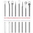 thumbnail image 4 of Aguja para quitar espinillas aguja de acero inoxidable kit de agujas de acero inoxidable 4 unids/set Kit profesional de eliminación de espinillas Extractor de espinillas ANGGREK Otros, 4 of 8