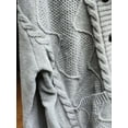 thumbnail image 6 of Cozy Cable Knit Button-Up Cardigan (XL, Red), 6 of 8