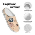 thumbnail image 5 of Easygdp Cute Ink Drawn Elephants Slippers for Women Mens Winter Warm Home Slippers Plush Slip on House Slippers for Indoor Outdoor Shoes-35/36, 5 of 7