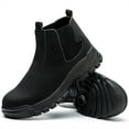 thumbnail image 6 of LASUDRAA Mens Safety Work Boots Waterproof Anti-Slip Steel Toe Slip-On Boots, 6 of 11
