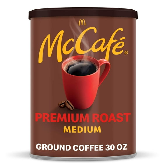 2 x - McCafe Premium Roast, Medium Roast Ground Coffee, 30 oz Canister