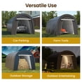 thumbnail image 3 of CozyHome 10' x 20' Domed Carport with 4 Cloth Bags, Portable Garage with 2 Roll-up Doors, All-Weather Storage Shelter Shed for Cars, Truck or Garden Tools, 3 of 8