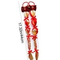 thumbnail image 3 of Peluca Navideña con Trenzas, Lazos y Lazos, Coleta Alta, Multicolor, de Poliéster, Accesorios para El Cabello Trenzado | Diademas Navideñas para Niños, Fiestas de Navidad y Año Nuevo, Regalos para Ju, 3 of 6