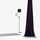 thumbnail image 3 of Ningye Zi Light Luxury Velvet Curtains Dark Purple Curtains for Living Dining Room Bedroom Full Blackout Velvet Curtains Custom, 3 of 5