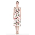 thumbnail image 2 of Robe Luau Élastique Hawaïenne pour Femmes en Rafelsia Crème, 2 of 4