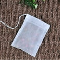 thumbnail image 6 of 100Pcs Large Tea Bag - Disposable Empty Tea Filter Bags No Mess Mesh Bags with Drawstring Non-Woven Fabric Tea Herb Filter Bag Pouch for Concentrate/Iced Coffee, Herb, 6 of 8