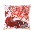 thumbnail image 1 of PENGXIANG 1PC Saint-Valentin Coton Lin Taie d'Oreiller Canapé Housse de Coussin Décoration Intérieure, 1 of 3