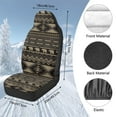 thumbnail image 7 of Uorisanigo 2PCS Car Seat Covers for Front Seats, Premium Coral Velvet Fabric Bear Nation Aztec Auto Seat Protectors, Universal Driver Interior Accessories for Car, Truck, SUV, 7 of 7