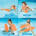 thumbnail image 4 of Hamaca de agua inflable, (naranja) Hamaca flotante reclinable flotante, hamaca inflable de cama flotante 4 en 1 hamaca flotante plegable multiusos flotador ultraligero portátil para adultos JM MX-0136741FYD, 4 of 5