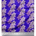 thumbnail image 1 of Soimoi Cotton Poplin Fabric Flower Floral Print Sewing Fabric Yard 56 Inch Wide, 1 of 3