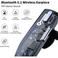 thumbnail image 5 of Bluetooth Earpiece For Cell Phone, Bluetooth Headset With Microphone Compatible With Android Phones And Iphone. Wireless Hands-free With Noise Canceli, 5 of 5