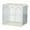Color:White shape:A, variant on Clear Storage Box with Door Coffee Cup Organizer Dust-proof Storage Box Practical Mugs Storage Cases for Home