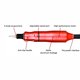 thumbnail image 2 of Conjunto de máquina de tatuaje profesional multifunción con motor de potencia de alto rendimiento TFixol Enchufe rojo y estadounidense, 2 of 5