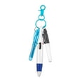 thumbnail image 2 of 6xPen Con Clip De Mosquetón Regalo Del Día De Pluma De Lanzadera Multiusos Retráctil Azul, 2 of 8
