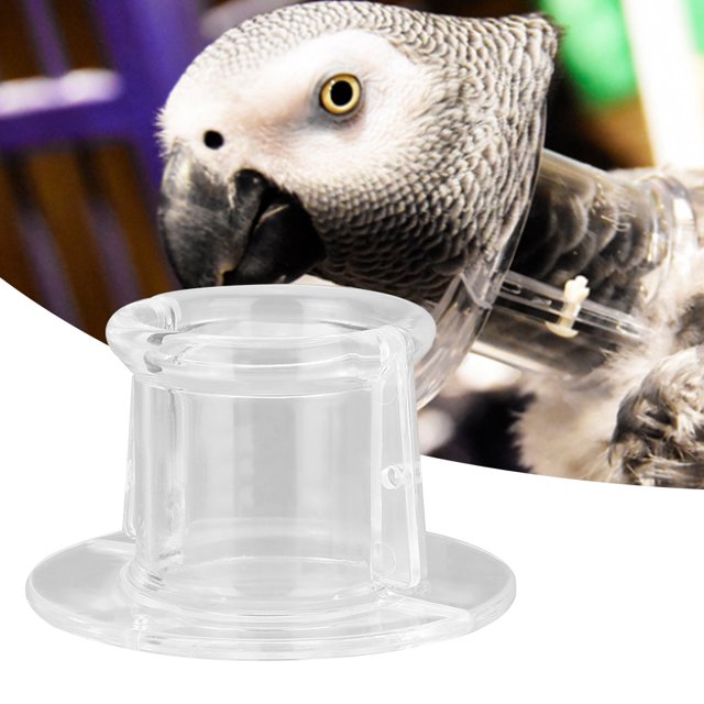 Cubierta De Cuello Para Curar Heridas De Loro, Collar Protector De Cuello De Pájaro, Collar De Cuello De Loro, Color Transparente Para Pájaro De Tienda De Mascotas ANGGREK NO