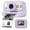 Purple, variant on Instant Print Camera, 3 in 1 Photo/Video/Printing HD 1080P Digital Camera with Print Paper & 32G TF Card, Selfie Video Camera Toddler Portable Travel Camera for Boys & Girls