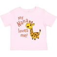 thumbnail image 3 of Inktastic My Nana Loves me- cute giraffe Boys or Girls Toddler T-Shirt, 3 of 5
