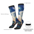 thumbnail image 4 of Fuzoiu Vintage Starry Sky Puppy Print Adult Stockings,Crew Socks,Unisex Fashion Socks, Casual Sports Socks,Comfortable Crew Socks for Everyday Wear and Sports, 4 of 6