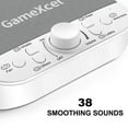 thumbnail image 4 of Gamexcel White Noise Machine, 38 Sounds, Timer and Memory Function, Portable Sound Machine for Sleep, Home, Office and Travel, White, 4 of 9