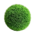 thumbnail image 3 of Bola de topiario artificial de color verde oscuro, adorno para porche, decoración de primavera y verano. 13 cm, 3 of 9