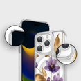 thumbnail image 5 of Étui Transparente pour iPhone 15 Pro - Fleur Sauvage Violette, 5 of 5