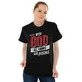 thumbnail image 3 of With God All Things Are Possible Men's Graphic T Shirt Tees Brisco Brands S, 3 of 6
